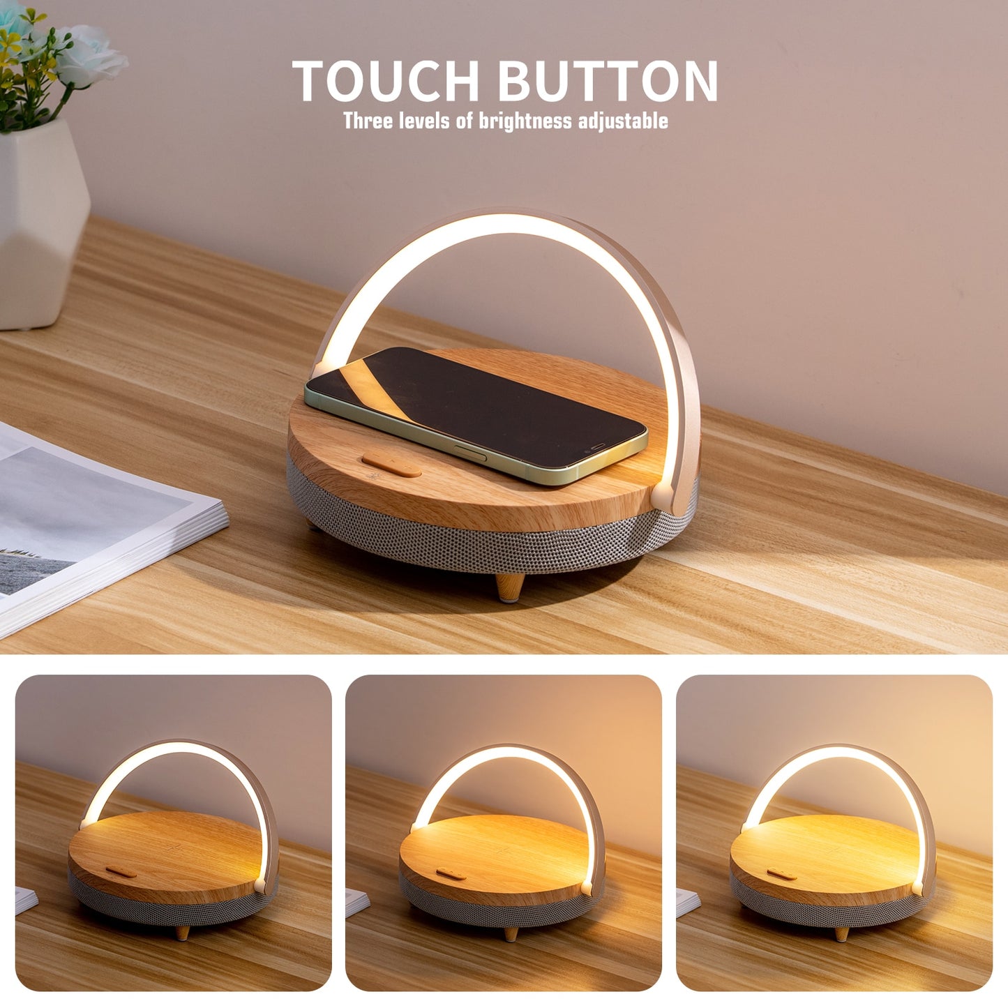 Konah Home™ Wireless Charger With Speaker
