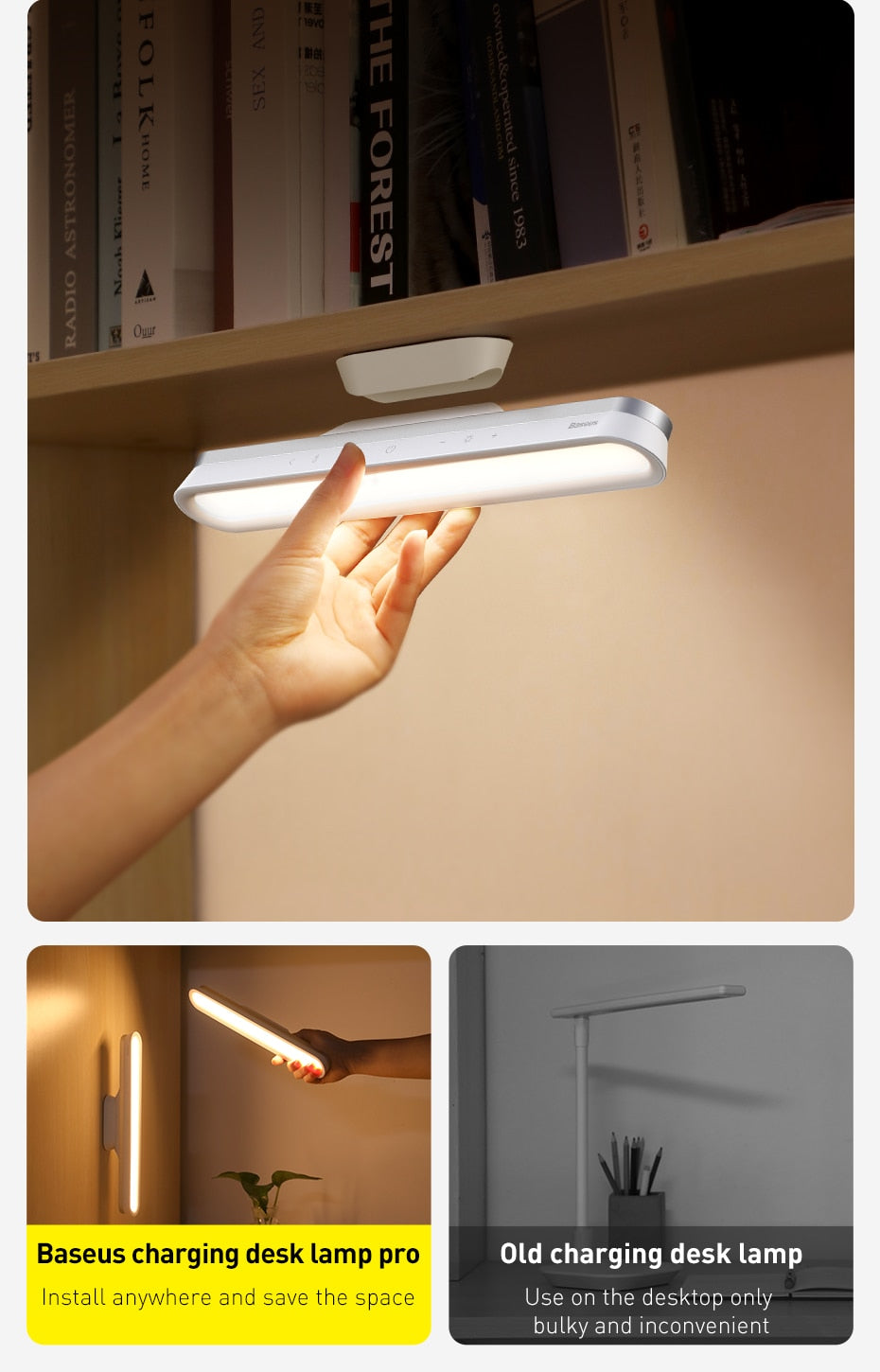 Chargeable Magnetic Desk Lamp