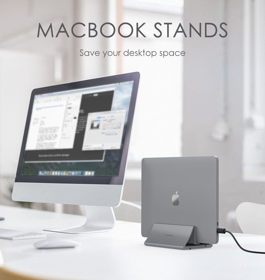 Aluminum Vertical Laptop Stand